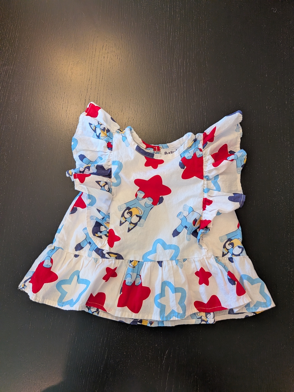 Girls White Red & Blue Star Tank Top - Brand: Gymboree